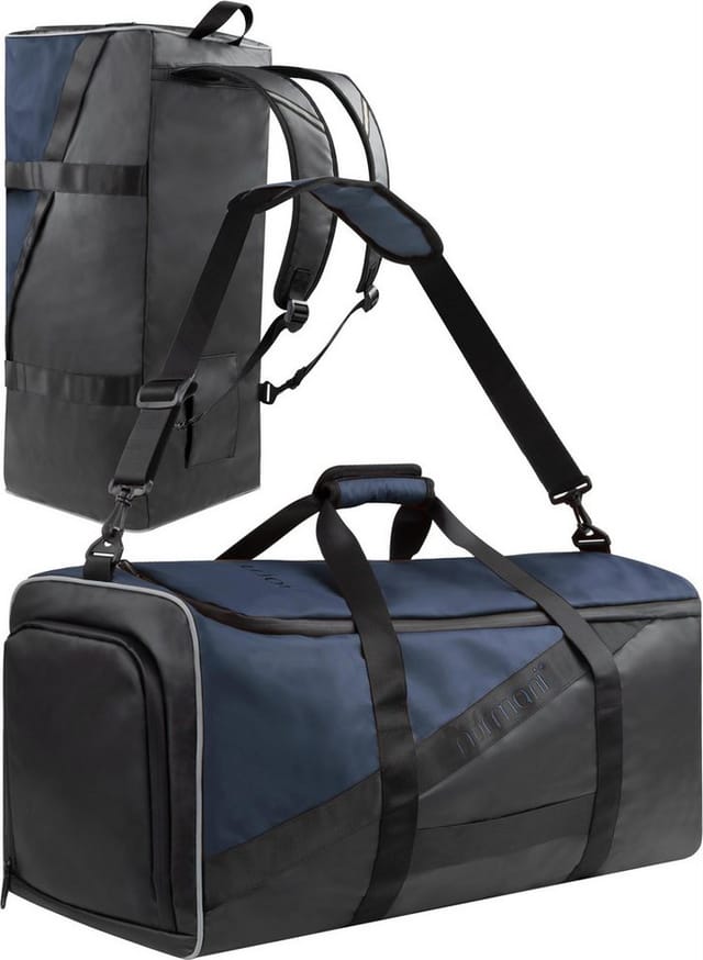 normani Sporttasche Reisetasche mit Rucksackfunktion 120 Liter, Trainingstasche mit Schultergurten