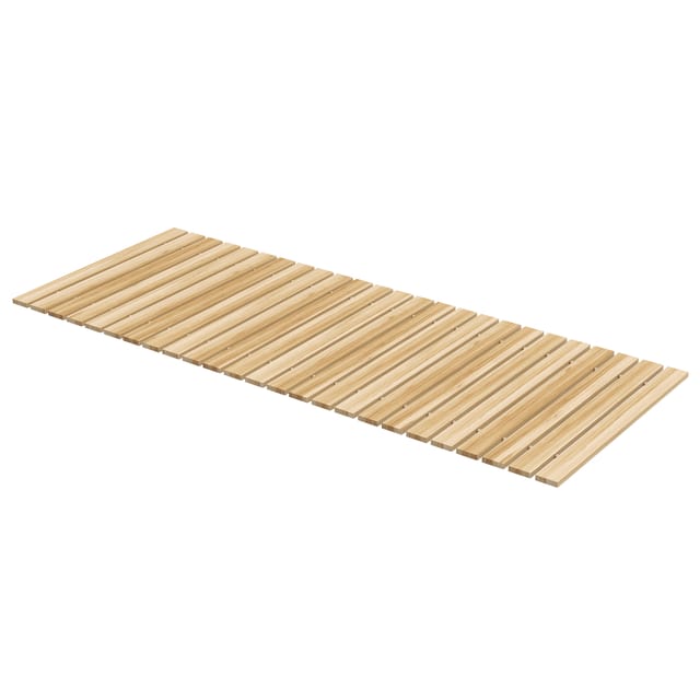 Ausrollbarer Gehweg Aus Fichtenholz, 120x47x1 Cm, Witterungsbeständig, Für Gärten Und Gehwege