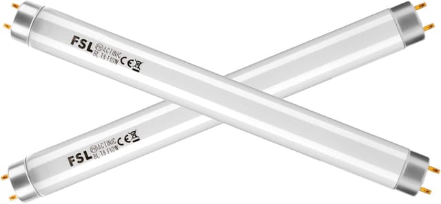 Lot De 2 Lampes Uva De Remplacement F15 T8/bl 44 Cm, Adaptées Aux Lampes Anti-mouches Pour Remplacer Les Lampes Led