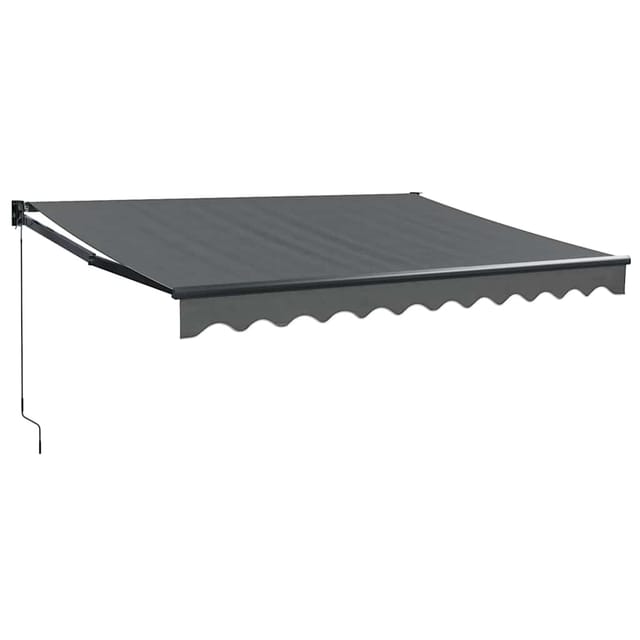 Maison Exclusive - Manuelle Markise 3 X 2,5 M Anthrazit 100% Poly