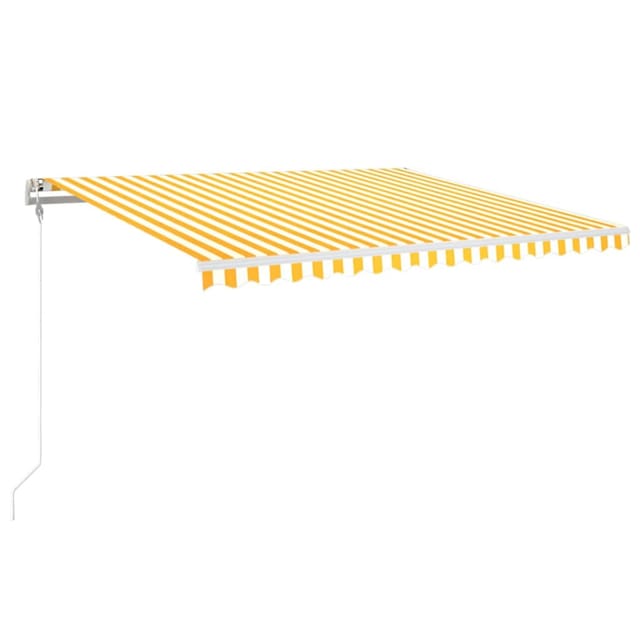 Maison Exclusive - Elektrische Markise 4 X 3,5 M Gelb Und Weiß Ge