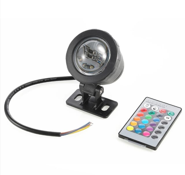 Wasserdichter Rgb-mehrfarben-led-dekorstrahler Für Den Außenbereich (5w Schwarz, 1 Led)