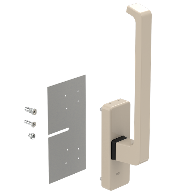 Gu 966 Drehgriff Dirigent M. Aussperrsicherung K-12920-00-r-7v Rechts Cremeweiß