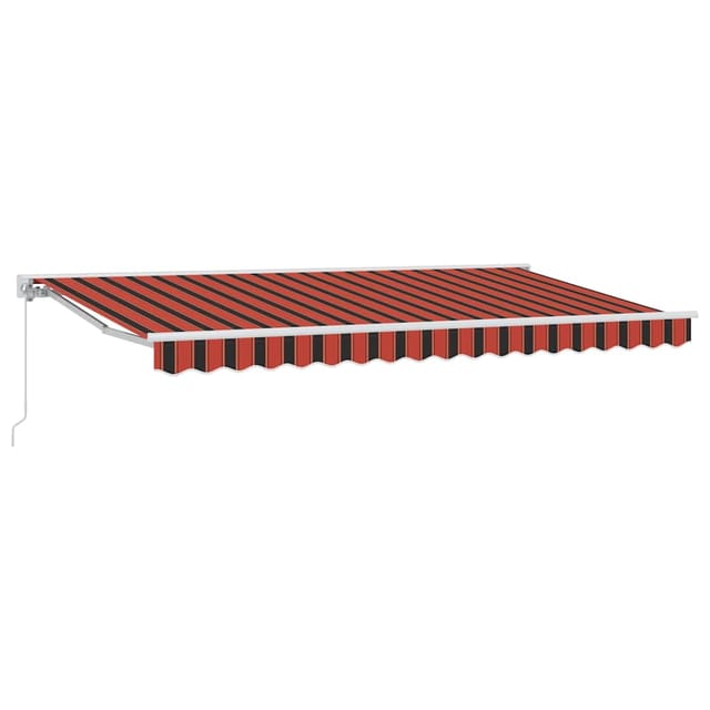 Maison Exclusive - Manuelle Markise 3,5 X 2 M Orange-schwarz-gelb