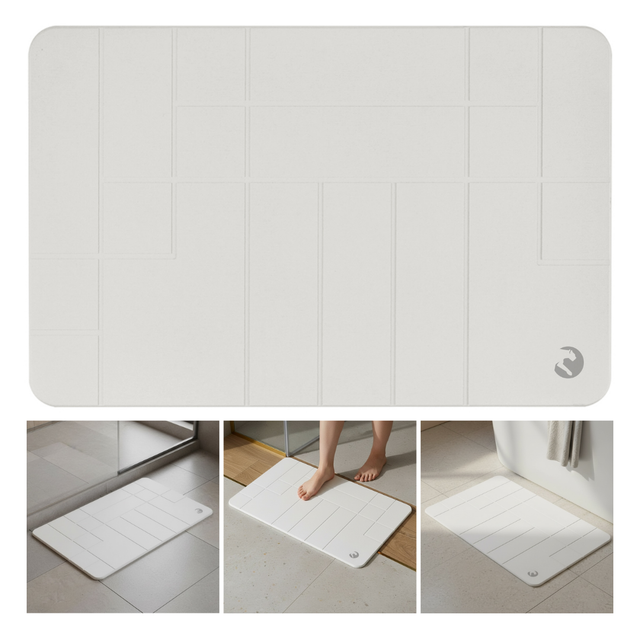 Diatomit-badematte Mosaik Sandstein