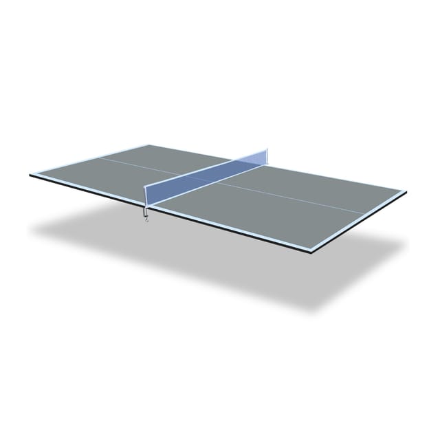 Klappbare Tischtennisplatte, Grau, 180,34 X 90,17 X 1,2 Cm, Mdf