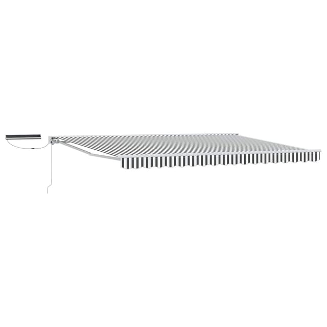 Maison Exclusive - Elektrische Solarmarkise 5 X 3 M Anthrazit Und