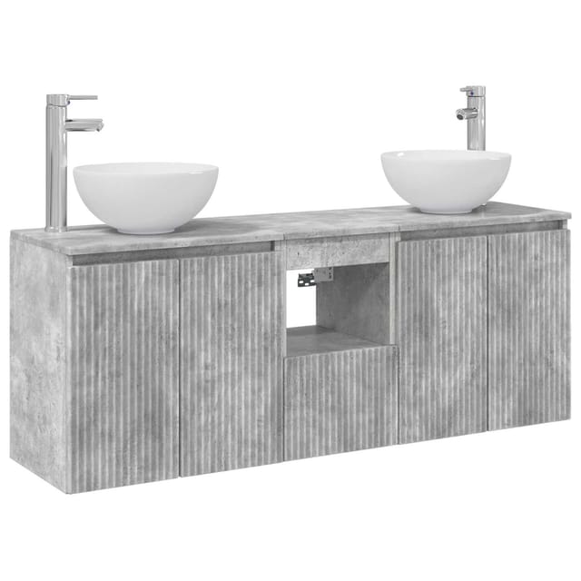 Maison Exclusive - Wandhängendes Badezimmerschrank-set 3 Stk. Bet