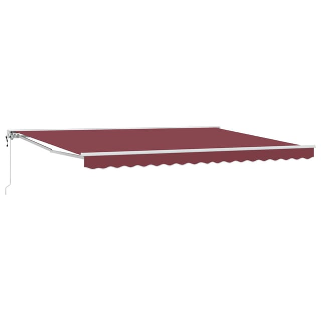 Maison Exclusive - Elektrische Markise 5 X 3 M Bordeauxrot 100% P