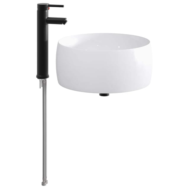 Maison Exclusive - Badezimmer-waschbecken Matt Schwarz 38,5 X 38,