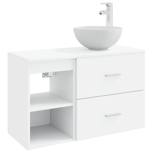 Maison Exclusive - Badezimmerschrank-set 2 Stk. Weiß 79,5 X 41 X