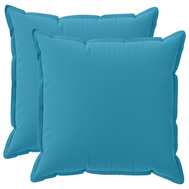 Kissen 2 Stk. Houten Himmelblau 65 X 65 Cm Polyester Vidaxl