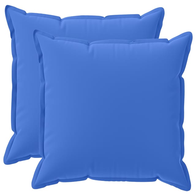 Kissen 2 Stk. Houten Königsblau 60 X 60 Cm Polyester Vidaxl