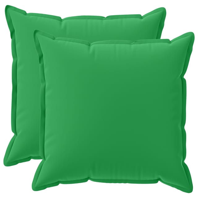 Kissen 2 Stk. Houten Grün 65 X 65 Cm Polyester Vidaxl
