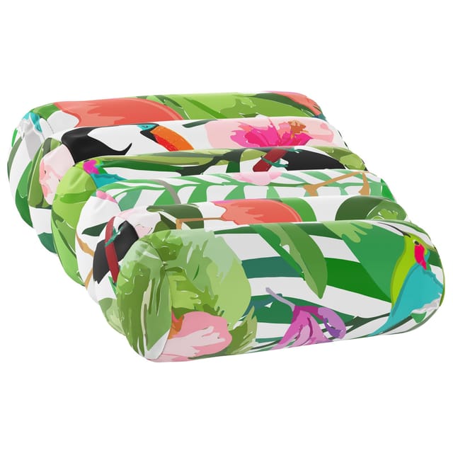 Kissen 6 Stk. Heerlen Mehrfarbig Ø 15 X 40 Cm Polyester Vidaxl