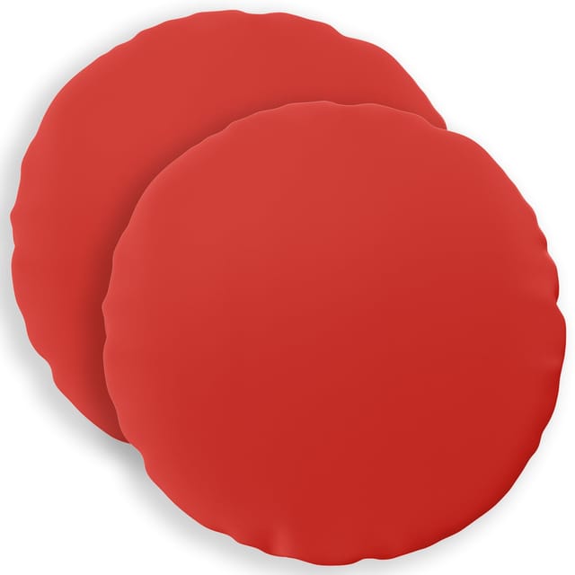 Kissen 2 Stk. Heerlen Rot Ø 60 Cm Polyester Vidaxl