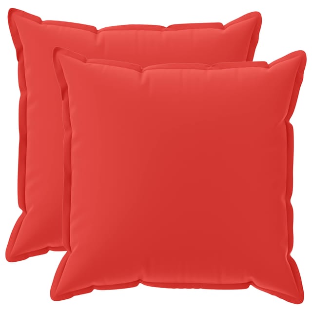 Kissen 2 Stk. Houten Rot 80 X 80 Cm Polyester Vidaxl
