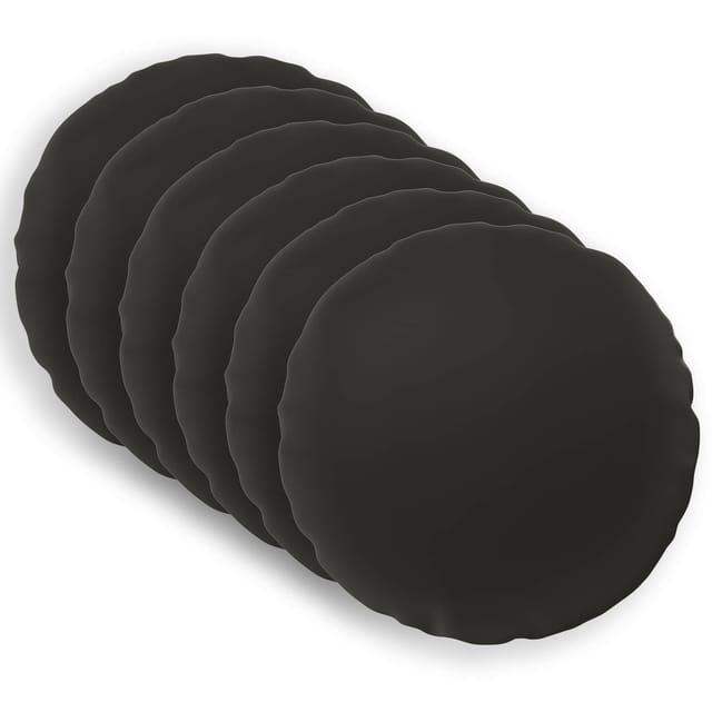 Kissen 6 Stk. Heerlen Schwarz Ø 60 Cm Polyester Vidaxl