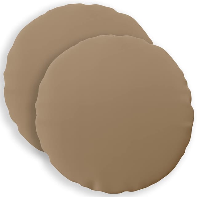 Kissen 2 Stk. Heerlen Taupe Ø 30 Cm Polyester Vidaxl
