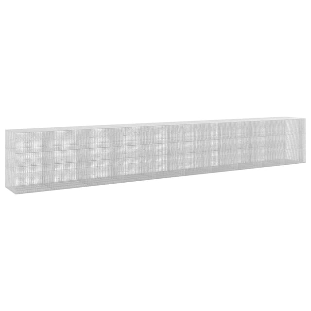 Gabione Mit 5 Mm Draht Und 5x2,5 Cm Maschen 1000x100x150 Cm Vidaxl