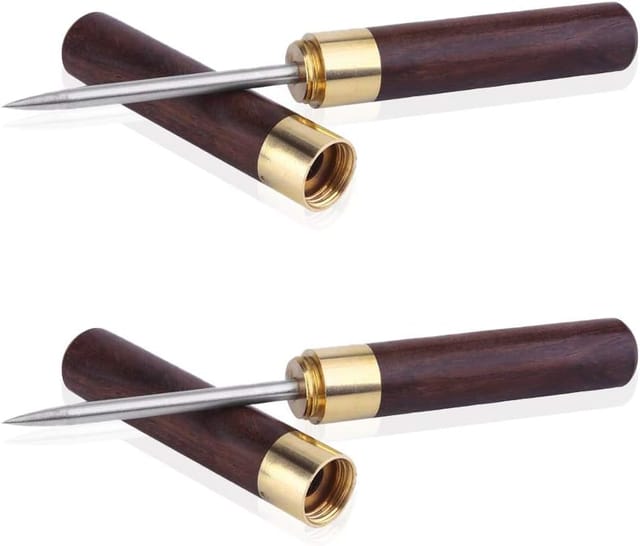 Lot De Deux Outils De Cuisine Portables En Bois Avec Couvercle De Sécurité Pour Préparer Et Servir Les Aliments Accessoire Pratique Et Design