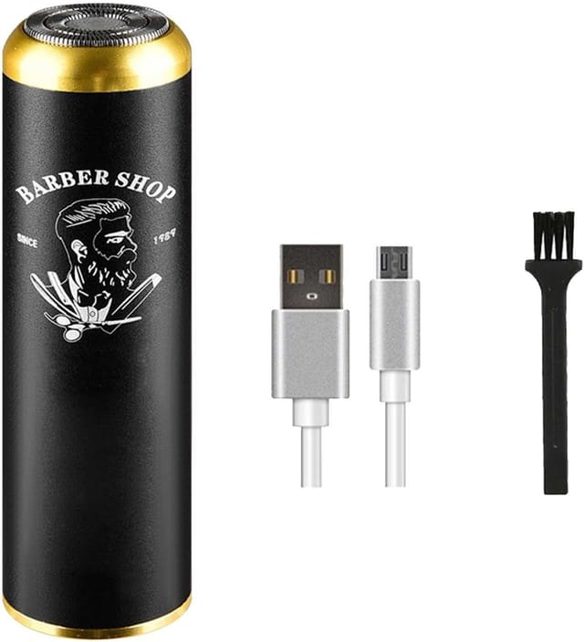 Rasoir Electrique Miniature Pour Homme Rechargeable Lavable De Voyage Tondeuse Micro A Foil Pocket Size Pratique Et Discret
