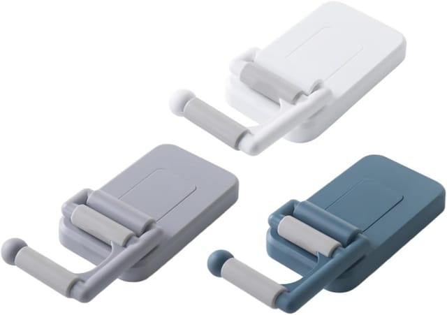 Lot De Supports Muraux Pour Balais Et Serpillieres Crochets De Rangement Pliables Multifonctions Sans Perçage Gain De Place