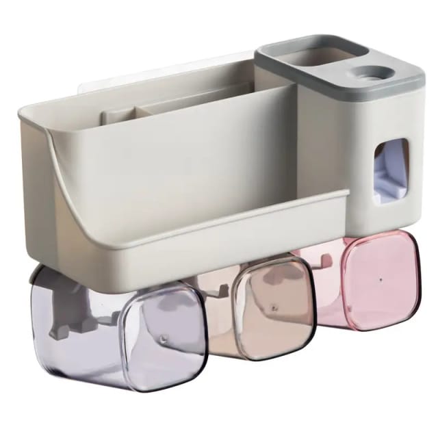 Porte Brosse A Dents Mural Style Contemporain Pour Organiser Sa Brosse A Dents Et Son Dentifrice De Maniere Elegante Et Pratique