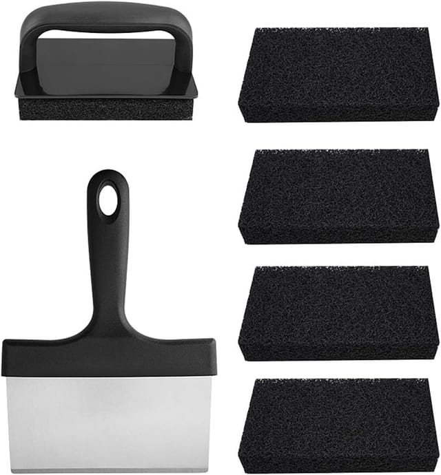 Kit De Nettoyage Pour Poêles À Frire, Brosse De Nettoyage Pour Grilles De Barbecue, Outil De Nettoyage Pour Barbecue