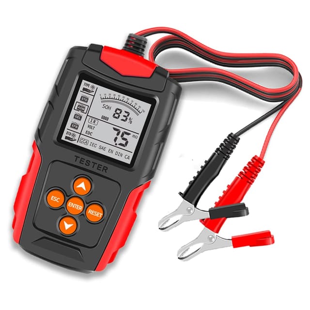 Testeur De Batterie Automobile 12v 24v Cca, Testeur De Résistance Interne, Analyseur De Batterie Moto, Outil De Diagnostic