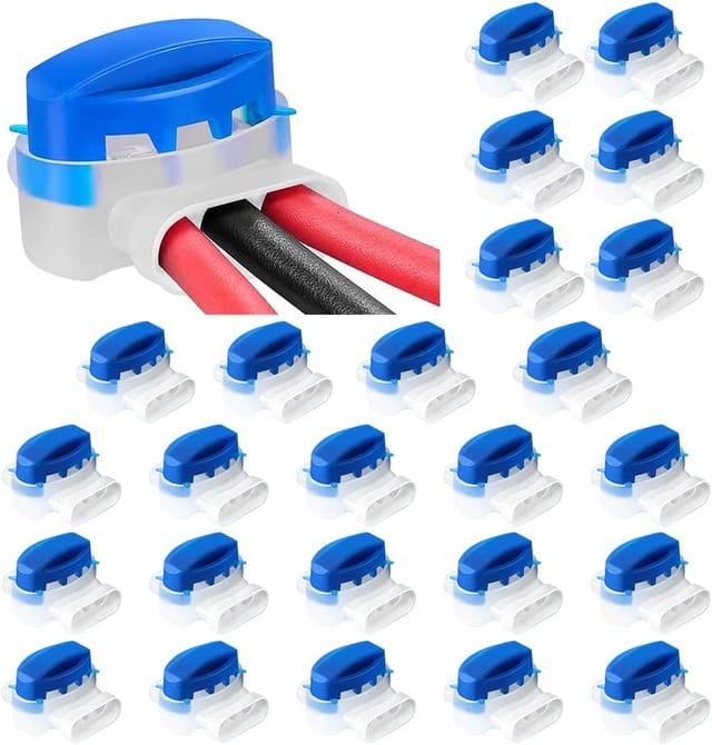 Lot De 26 Connecteurs Étanches Pour Câble De Tondeuse Robot, Clips De Connexion Pour Jardin Et Équipement Électrique