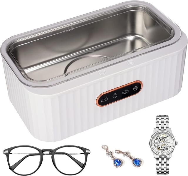 Nettoyeur À Ultrasons Quatre Cent Millilitres Quarante Cinq Kilohertz Quatre Modes De Nettoyage Pour Bijoux Et Lunettes Appareil Professionnel