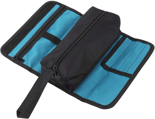Sac À Outils Pliable Pour Électricien Et Bricoleur, Organisateur Pratique Et Robuste Pour Le Transport Et Le Rangement