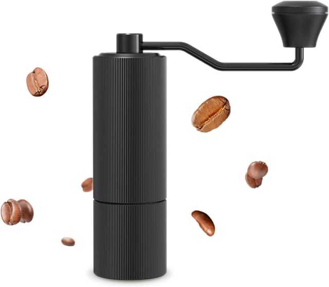 Moulin À Café Manuel Avec Meule En Inox, Broyage De Précision Pour Espresso Italien, Design Compact Et Robuste