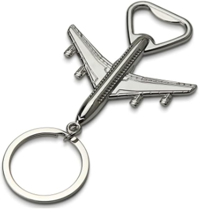 Ouvre-bouteille Porte-clés En Forme D’avion, Décapsuleur Pour Bière Et Soda, Cadeau Original