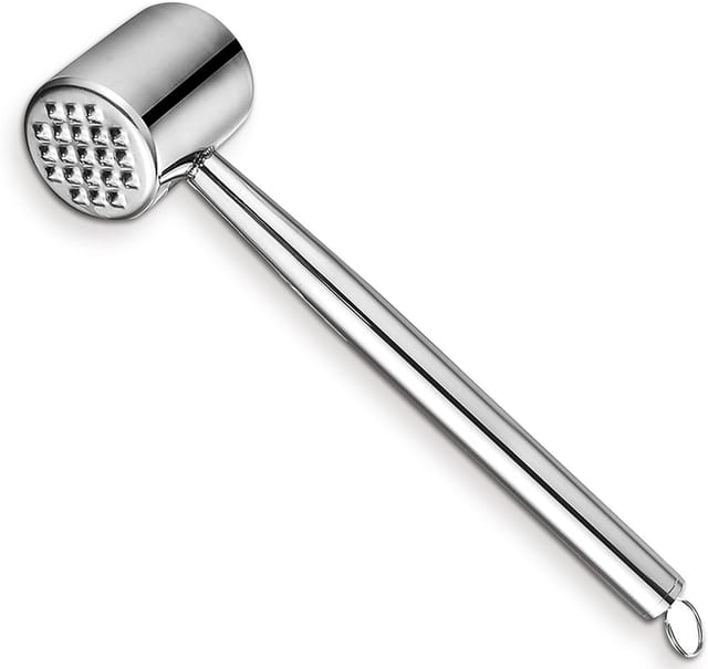 Attendrisseur De Viande En Acier Inoxydable Marteau Double Face Pour Boeuf Poulet Et Escalope Outil De Cuisine Robuste Et Efficace
