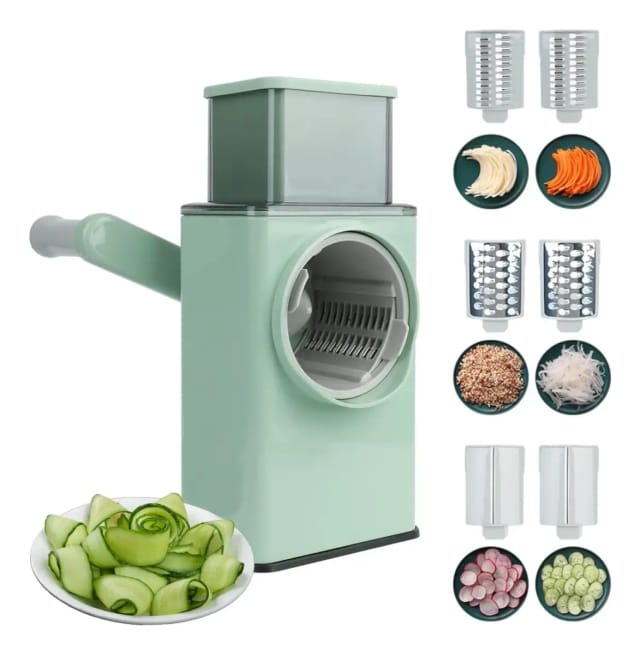 Trancheuse À Légumes Manuelle À Tambour, Multifonctionnelle Pour Couper Des Lamelles De Pommes De Terre, Des Lamelles De Radis Et Trancher.