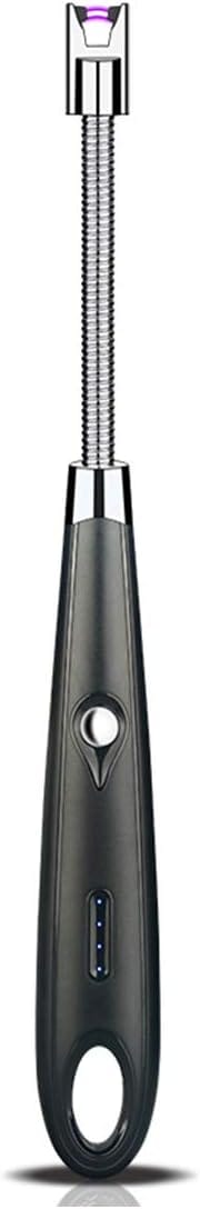 Briquet Électrique À Arc Rechargeable Usb Col Flexible Trois Cent Soixante Degrés Sans Flamme Pour Cheminée Barbecue Camping Et Gazinière