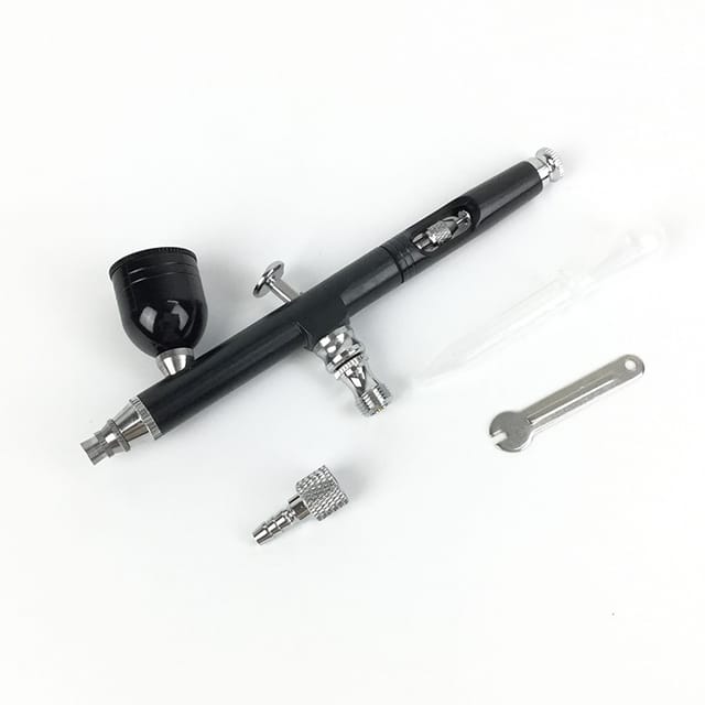 Kit Aérographe Double Action 0,3 Mm Pour Maquillage Beauté, Tatouage, Décoration De Gâteaux