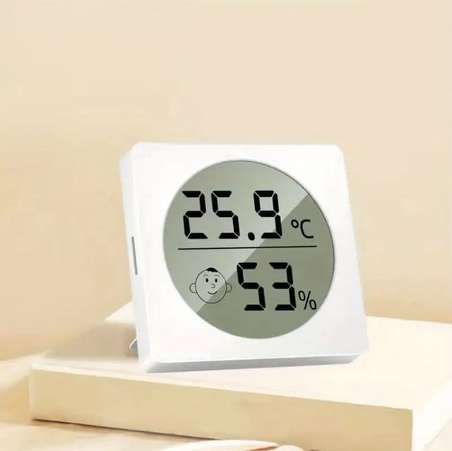 Hygromètre Numérique, Thermomètre D'Intérieur, Mesureur D'Humidité, Mini-mesureur D'Humidité, Thermomètre D'Ambiance Avec Affichage De La Température Et De L'Humidité