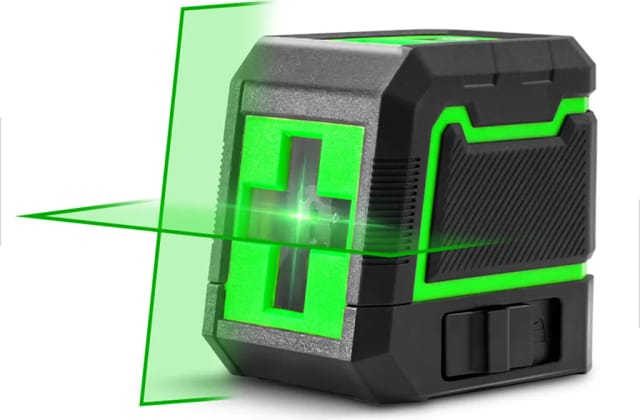 Niveau Laser Croisé Deux Lignes Vert Auto Nivelant Ip54 Pour Mesure Et Alignement De Chantier Outil Professionnel