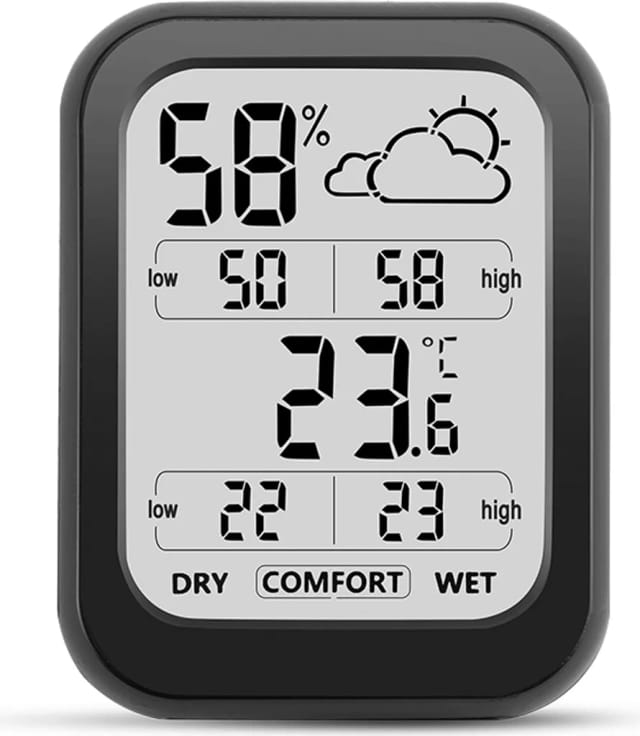 Thermomètre Hygromètre Numérique Avec Affichage Météo Pour Maison Indicateur De Confort Et Température