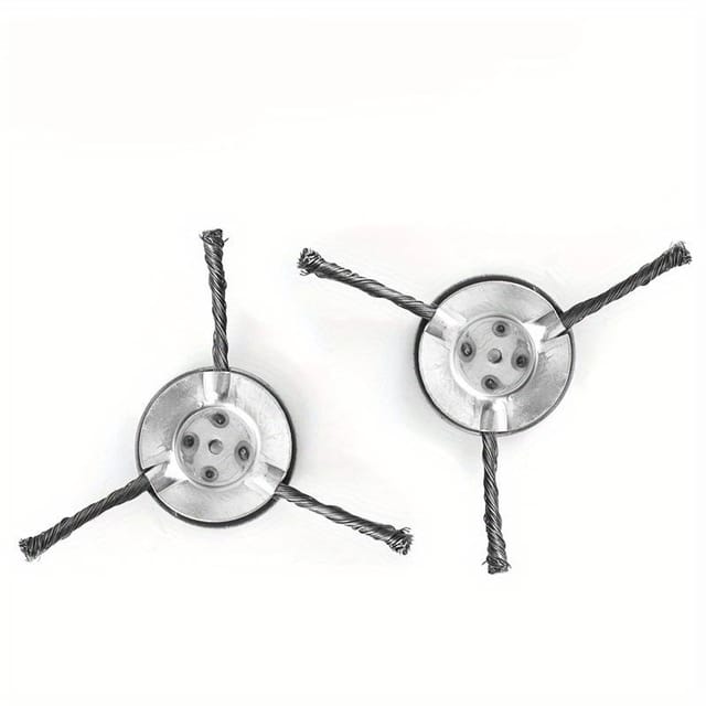 Tête De Coupe-bordures Universelle 15,2 Cm - Compatible Tondeuses Et Débroussailleuses. Fil Acier Robuste Pour Désherber Et Éliminer Les Déchets De Tonte Efficacement