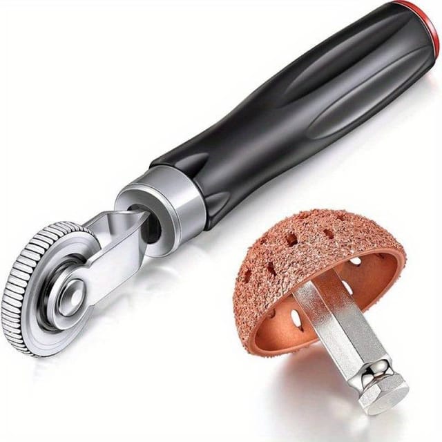 Outils De Réparation De Pneus, Rouleau De Réparation De Pneus Avec Tête De Meulage Pour Roue De Réparation, Roue De Polissage Pneumatique Pour Pneus