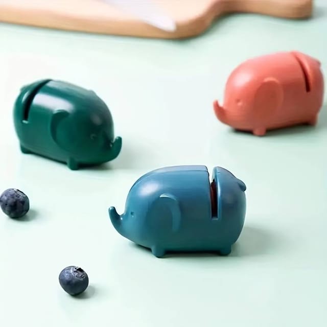 Aiguiseur De Couteaux Manuel Forme Petit Éléphant - Sûr Et Antidérapant, Accessoire Pratique Pour Cuisine