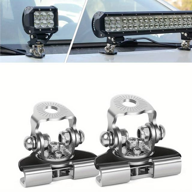 Support De Fixation Pour Barre Lumineuse Led Pour Jeep, Camion Et Suv Tout-terrain - Installation Sans Perçage