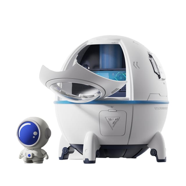 Humidificateur Mini Capsule Spatiale Pour La Maison, Le Bureau Et La Voiture - Forte Diffusion De Brume Pour Les Chambres Et Les Bureaux