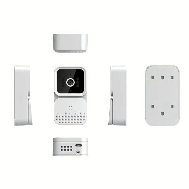 Sonnette Video Sans Fil Intelligente Avec Surveillance A Distance Interphone Vocal Application Mobile Pour Securite Et Confort De La Maison