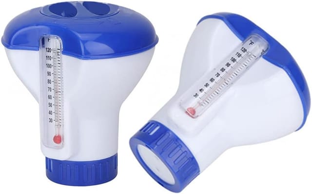 Lot De 2 Distributeurs Flottants Pour Chlore De Piscine Et Spa, Pour Piscine Extérieure Et Intérieure