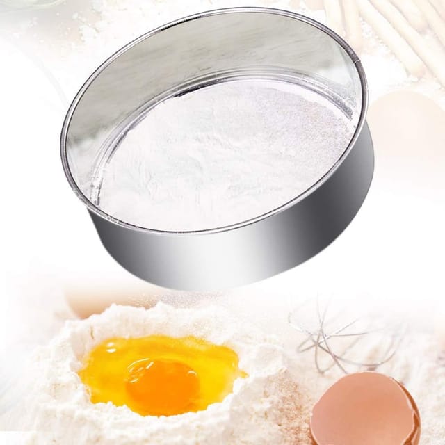 Tamis À Farine En Acier Inoxydable, Tamis Fin De Cuisine En Acier Inoxydable 304, Tamis À Farine Fin En Acier Inoxydable Pour Farine, Riz, Céréales, Légumineuses, Fruits Et Légumes
